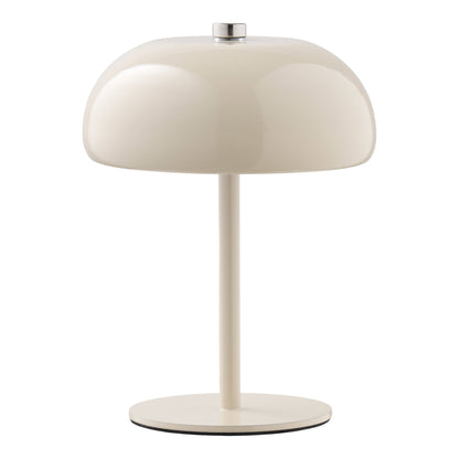 Tischleuchte Margate - Tischleuchte, wiederaufladbar, Metall, beige ø13 cm