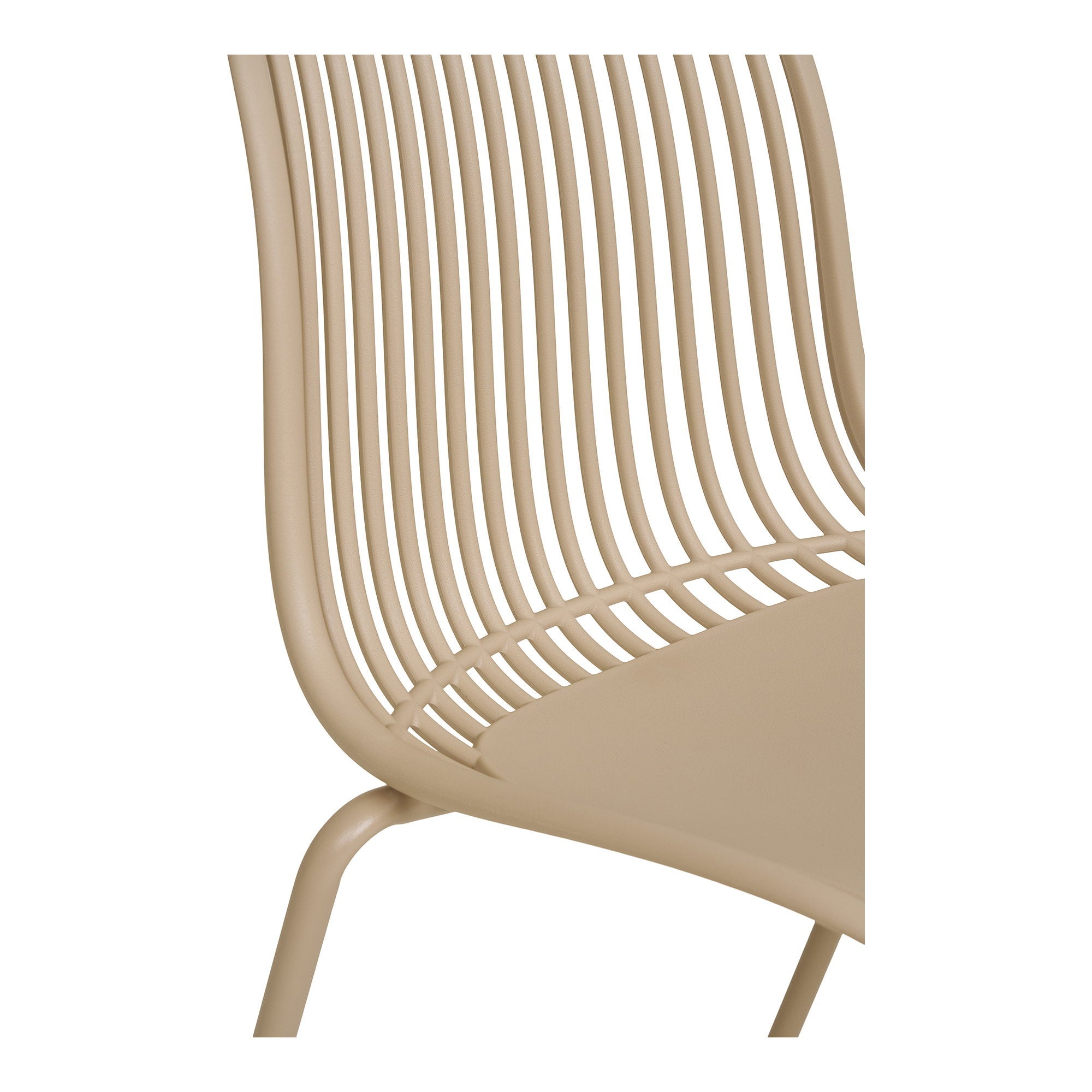 BRANSON DINING CHAIR STACKABLE ZAND (SET VAN 4)