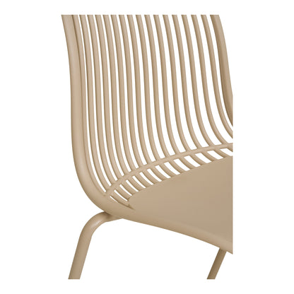 BRANSON DINING CHAIR STACKABLE ZAND (SET VAN 4)