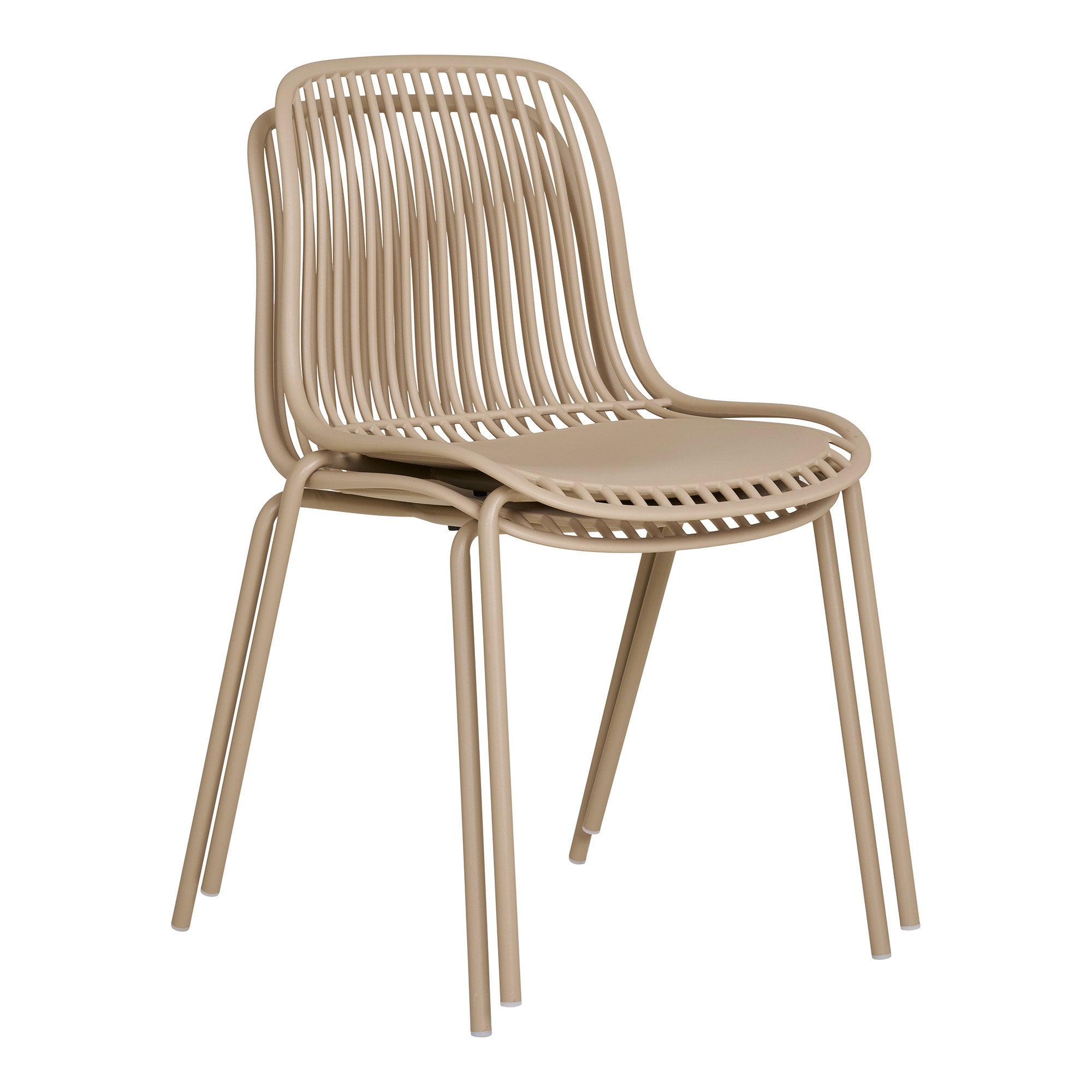 BRANSON DINING CHAIR STACKABLE ZAND (SET VAN 4)