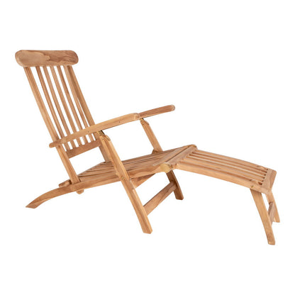 Ligstoel Arrecife – teakhout naturel, verstelbaar 150×60 cm