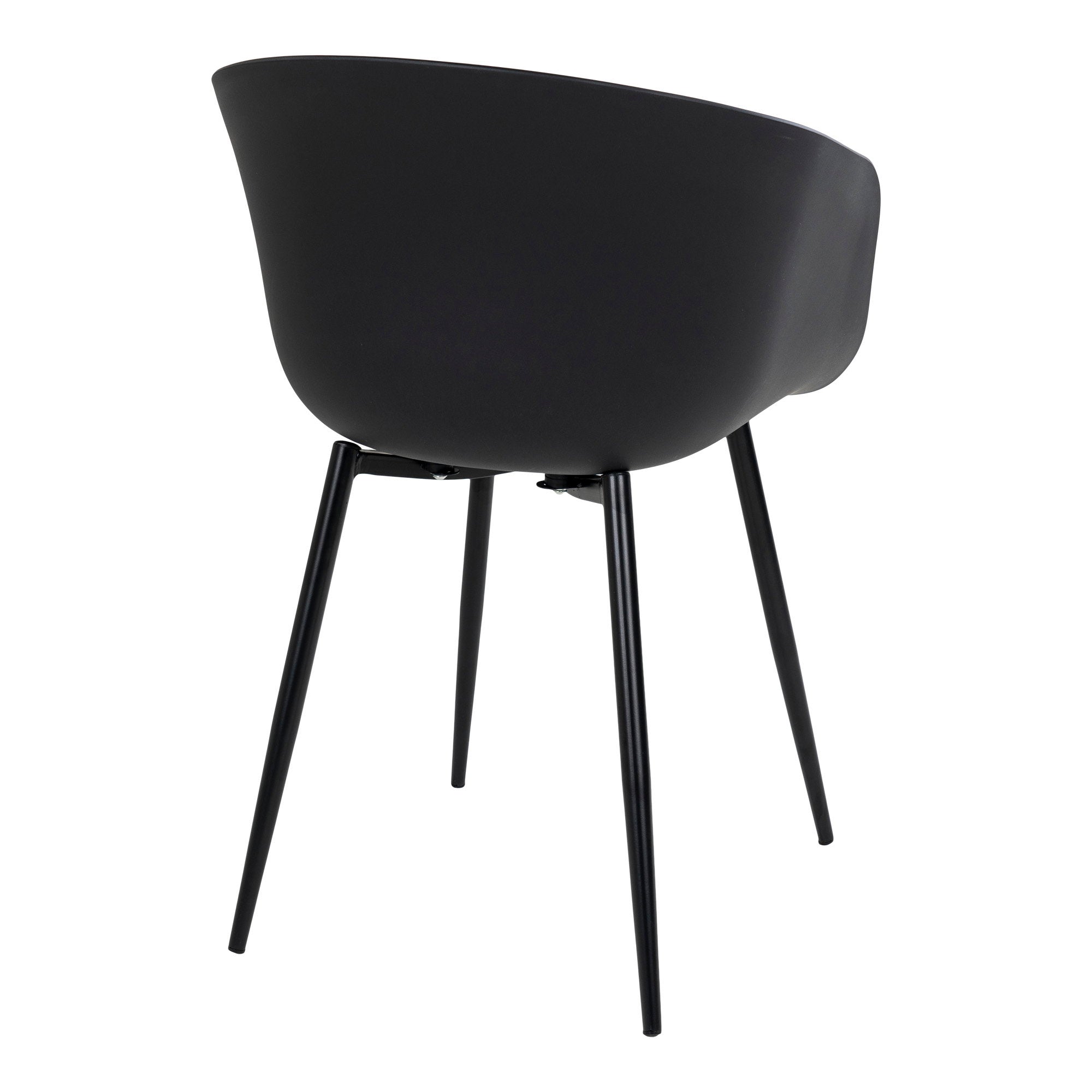 RODA ESSSTUHL SCHWARZ | SCHWARZE BEINE (2ER-SET)