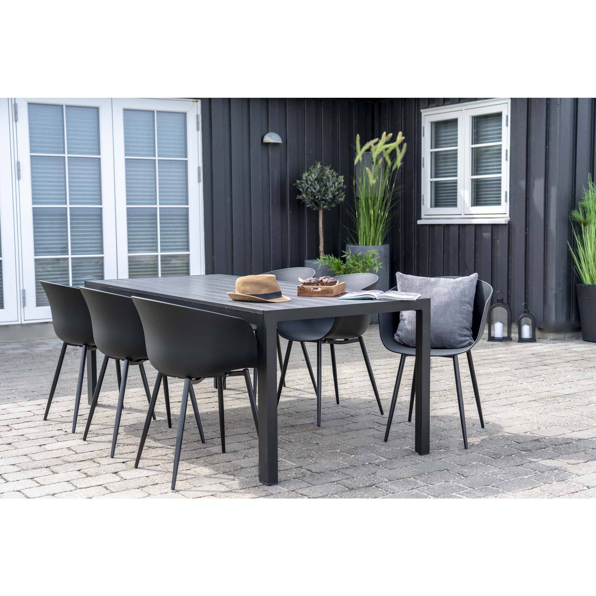 RODA DINING CHAIR ZWART | ZWARTE POTEN (SET VAN 2)