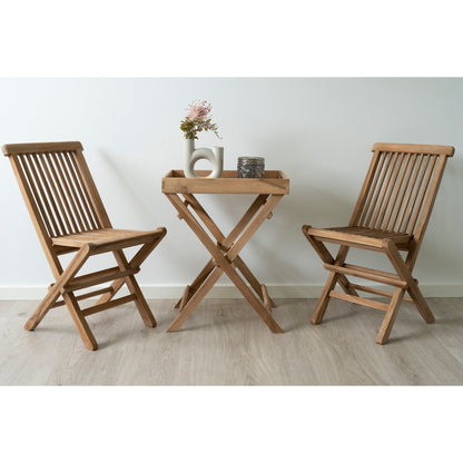 TOLEDO KIDS DINING CHAIR TEAK NATUUR (SET VAN 2)