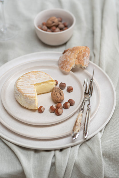 Plate Marie Ceramic Cream Large