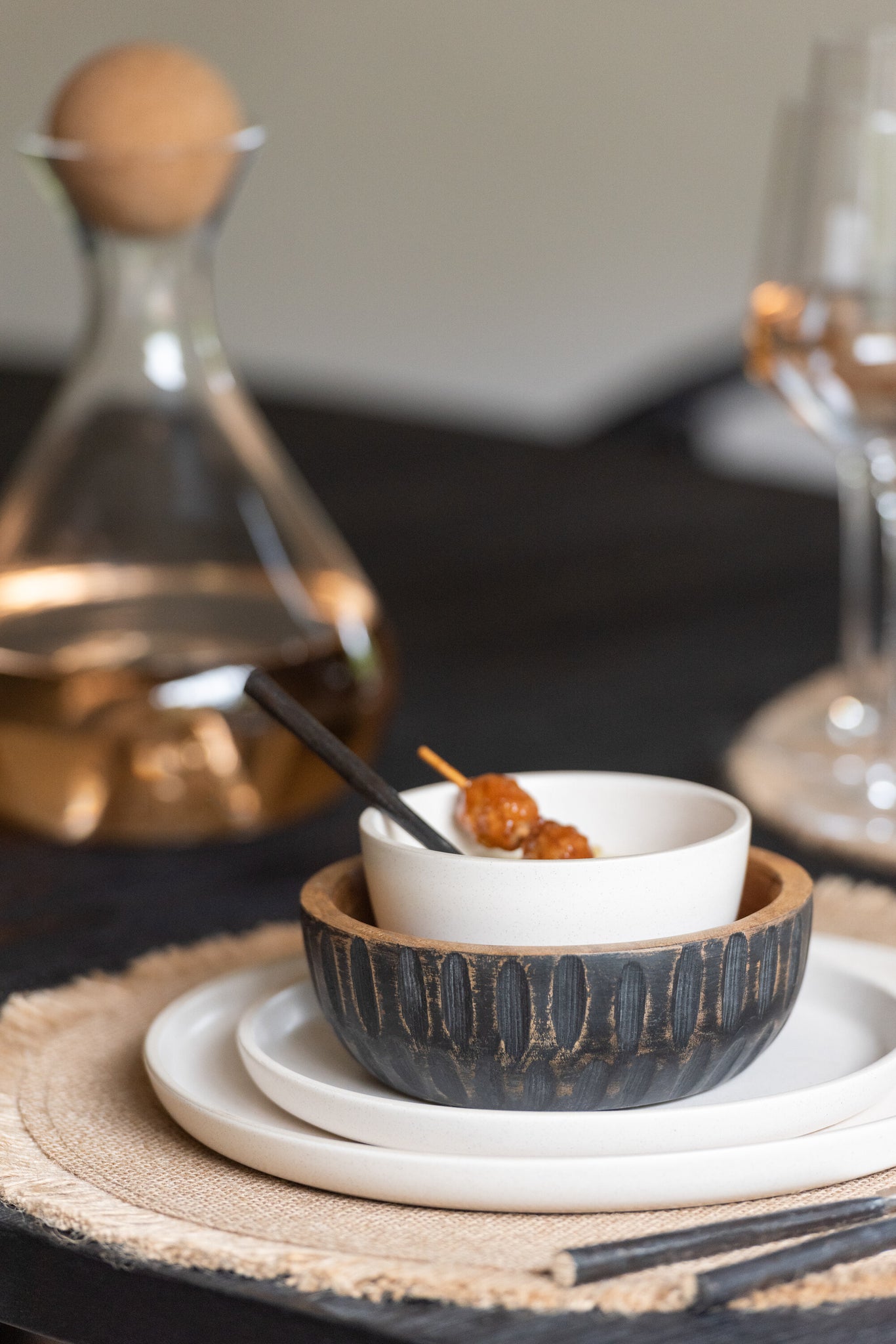 Plate Marie Ceramic Cream Large