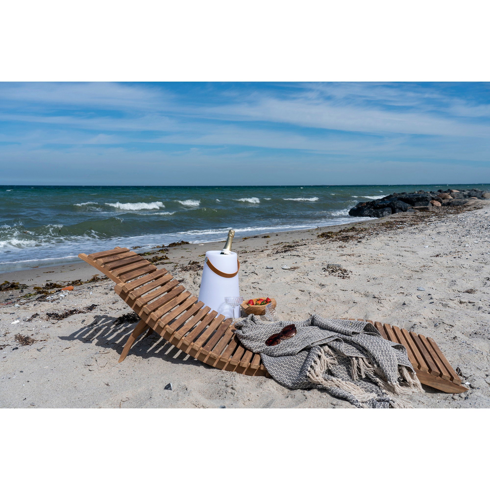 ARRIETA SUN LOUNGER TEAK NATUUR