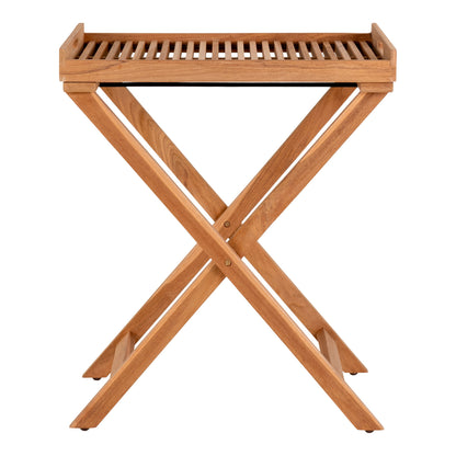 Ronda Tray Table - Tablett-Tisch, Teak, natur, 60x40x70 cm