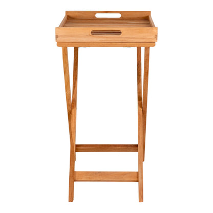 Ronda Tray Table - Tablett-Tisch, Teak, natur, 60x40x70 cm