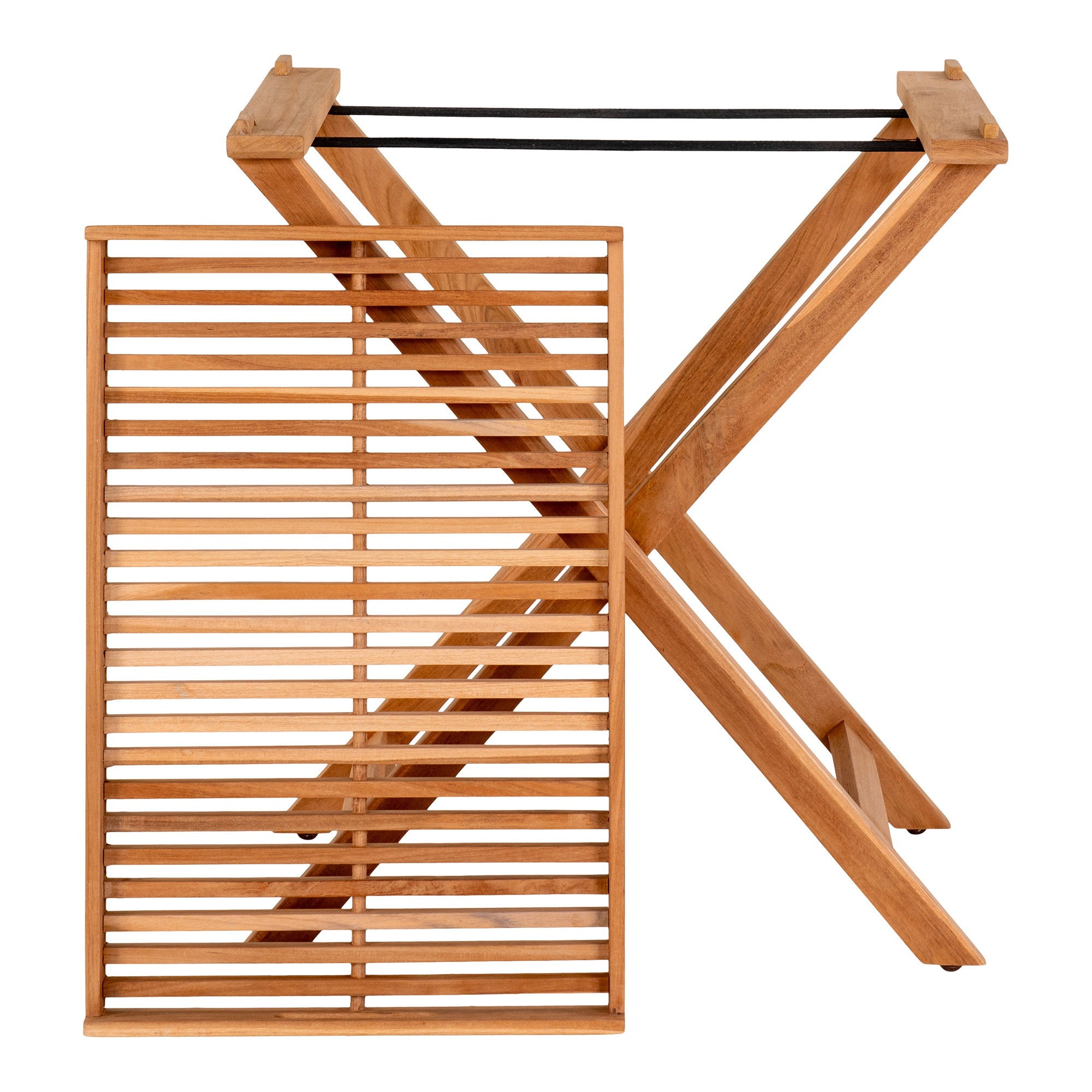 Ronda Tray Table - Tablett-Tisch, Teak, natur, 60x40x70 cm