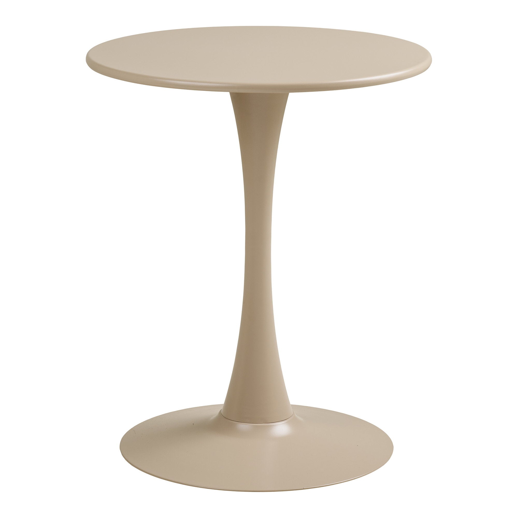Meira Bistrotisch - Bistrotisch, Stahl, Taupe, ø60x72 cm