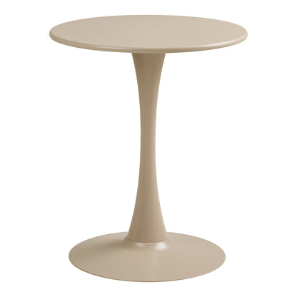 Meira Bistrotisch - Bistrotisch, Stahl, Taupe, ø60x72 cm