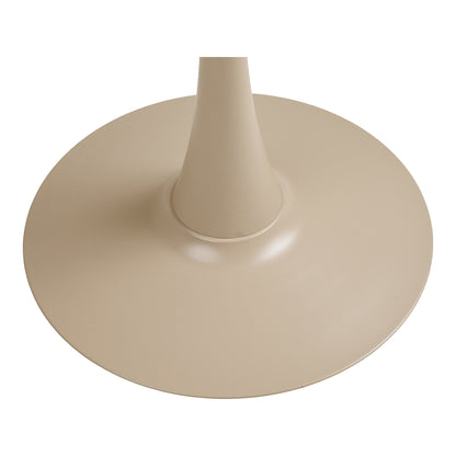 Meira Bistrotisch - Bistrotisch, Stahl, Taupe, ø60x72 cm