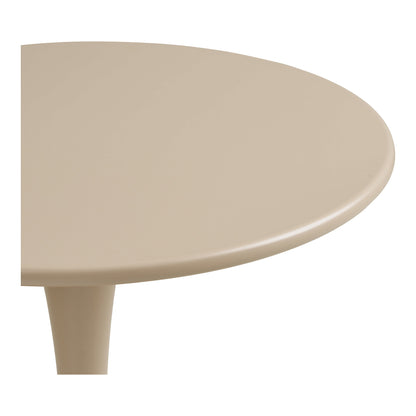 Meira Bistrotisch - Bistrotisch, Stahl, Taupe, ø60x72 cm