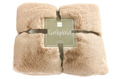 Plaid Cutie Polyester Light Camel