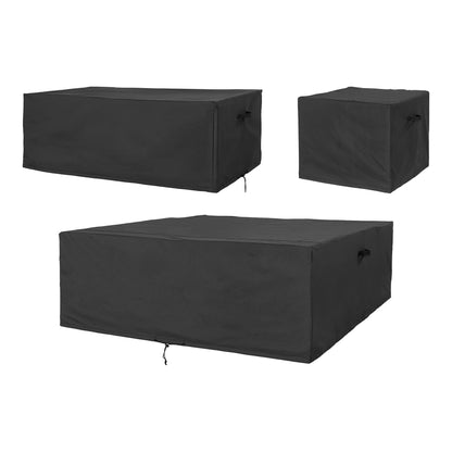 Luxury Cover  - Luxury cover for modular set, 210g/m2 600D polyester PU coated, water resistant, black set of 3
