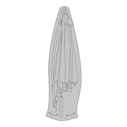 Luxus-Abdeckung - Luxus-Abdeckung für Ampelschirm, 210g/m2 600D Polyester PU-beschichtet, wasserabweisend, schwarz