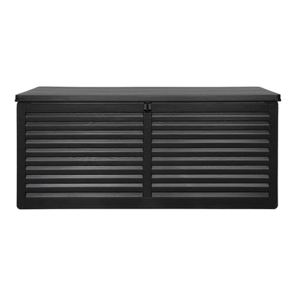 Dubrovnik Kissenbox - Kissenbox, Kunststoff, schwarz 146,5x61x64,5 cm, 490 L