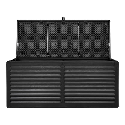 Dubrovnik Kissenbox - Kissenbox, Kunststoff, schwarz 146,5x61x64,5 cm, 490 L