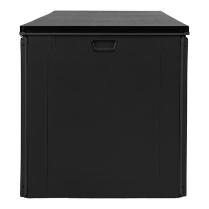 Dubrovnik Kissenbox - Kissenbox, Kunststoff, schwarz 146,5x61x64,5 cm, 490 L
