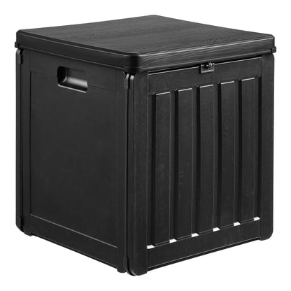 Sobra Kissenbox - Kissenbox, Kunststoff, schwarz, 42,8x42,8x46,4 cm, 76 L