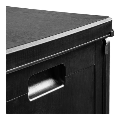 Sobra Kissenbox - Kissenbox, Kunststoff, schwarz, 42,8x42,8x46,4 cm, 76 L
