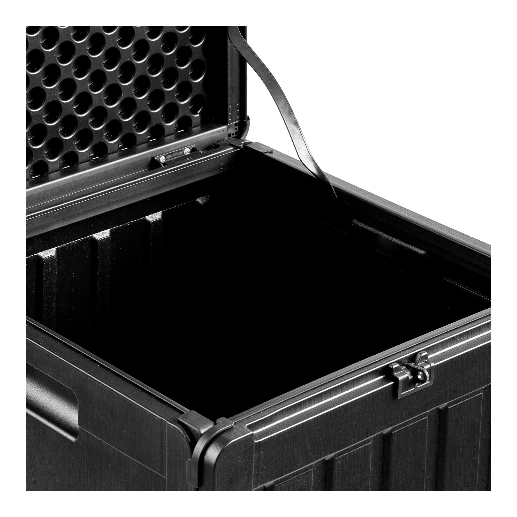 Sobra Kissenbox - Kissenbox, Kunststoff, schwarz, 42,8x42,8x46,4 cm, 76 L