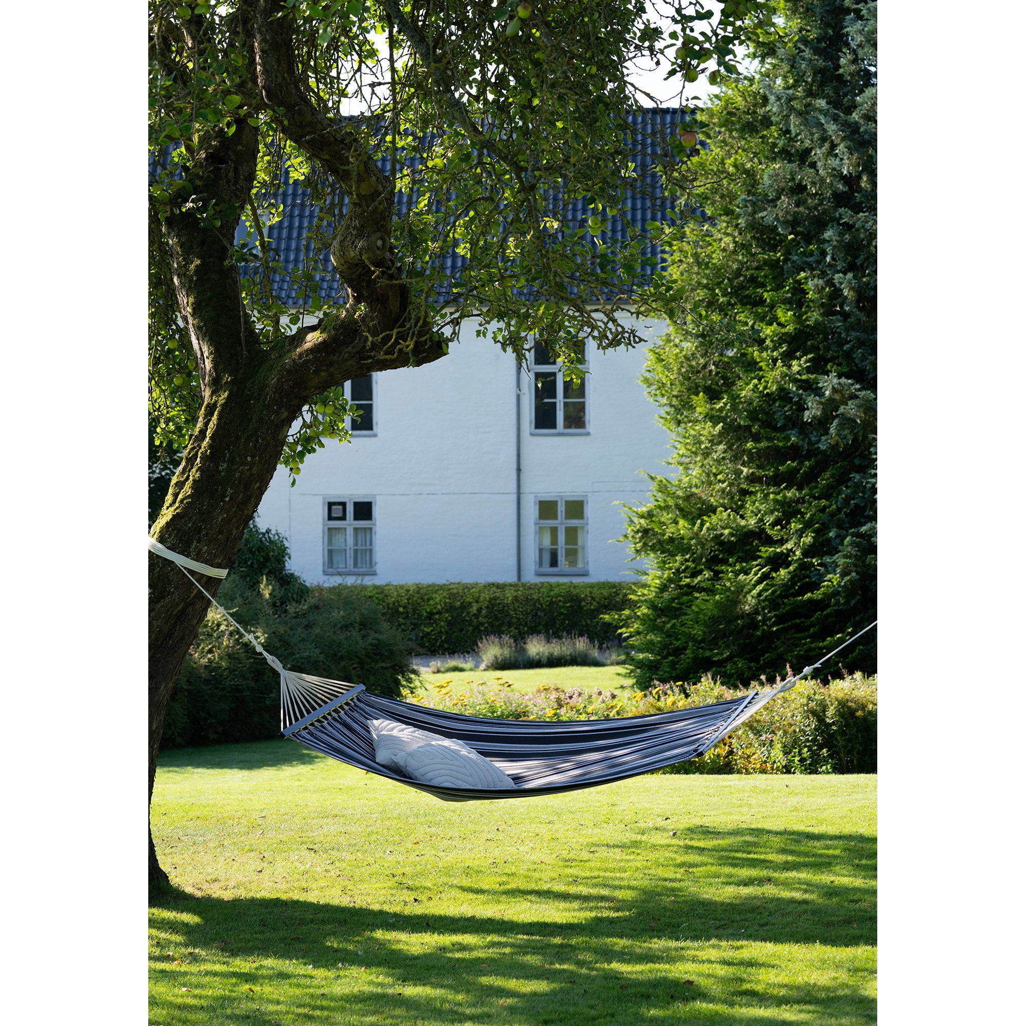 Lamia Hammock - Hammock, polyester/cotton, larch, black/grey/white