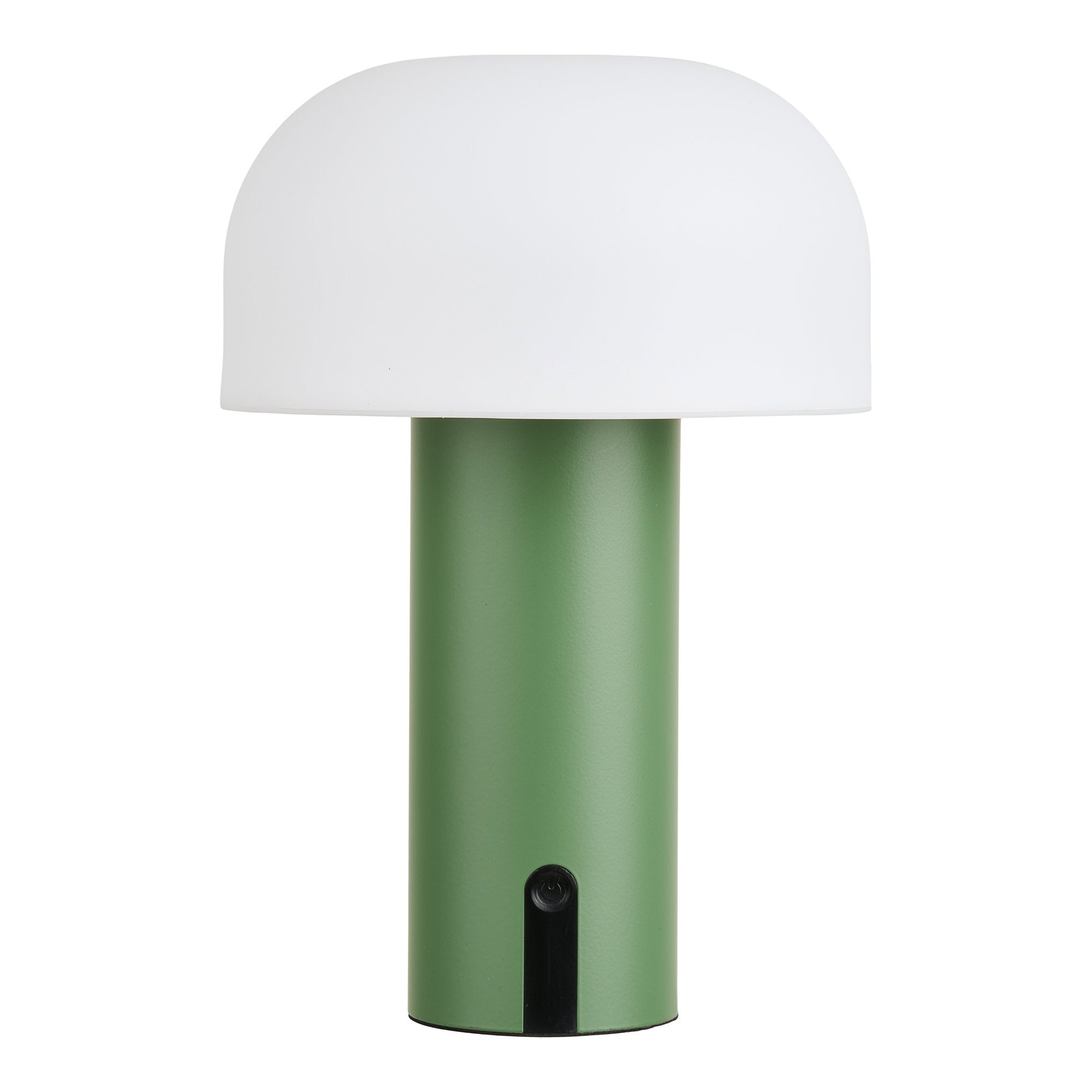 Soham LED Lamp - Lamp, rechargeable, white/green