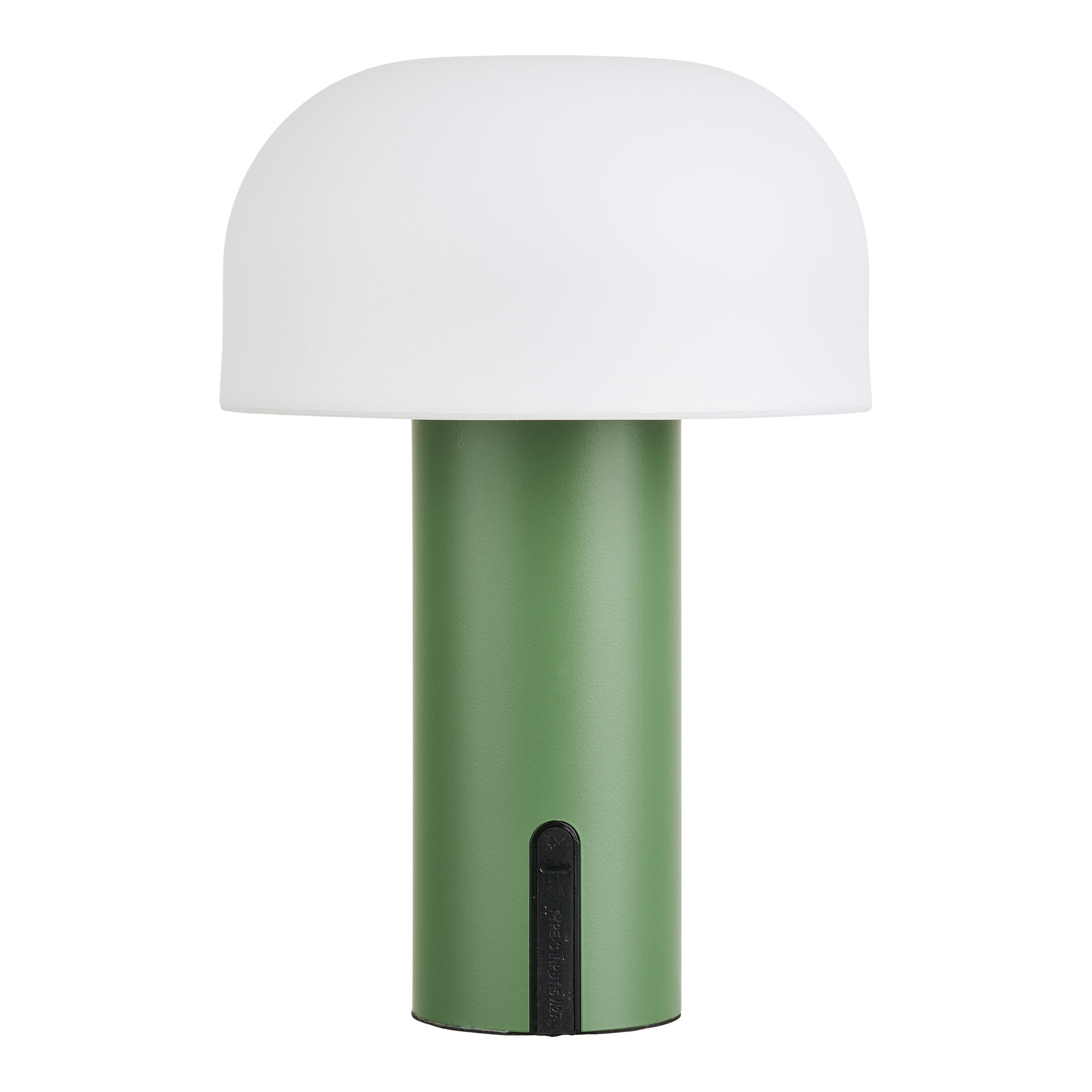 Soham LED Lamp - Lamp, rechargeable, white/green