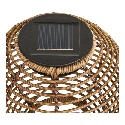 Vloerlamp Carlisle – metaal en PE, naturel, 17x17x70,5 cm