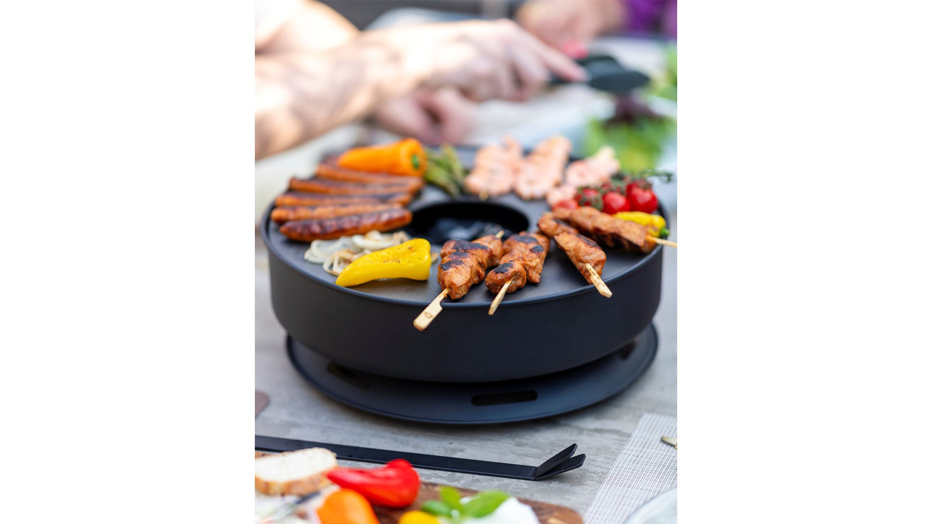 Onyx Mesa Tisch-Feuerschale/Grill Schwarz