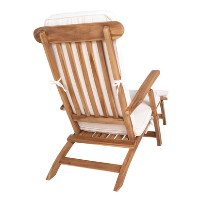 Arrecife Cushion for Deck Chair - Cushion for Deck Chair, cotton, white