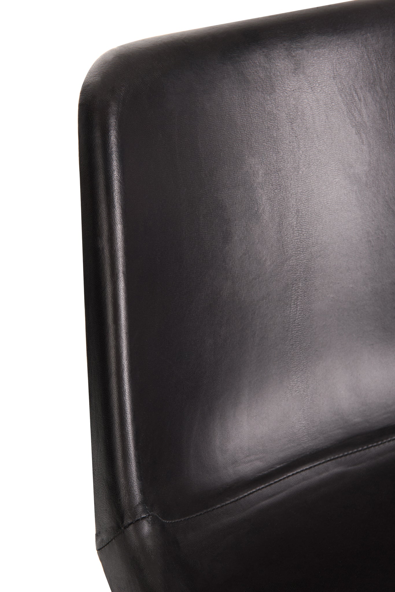 Chair Loft Leather/Metal Black