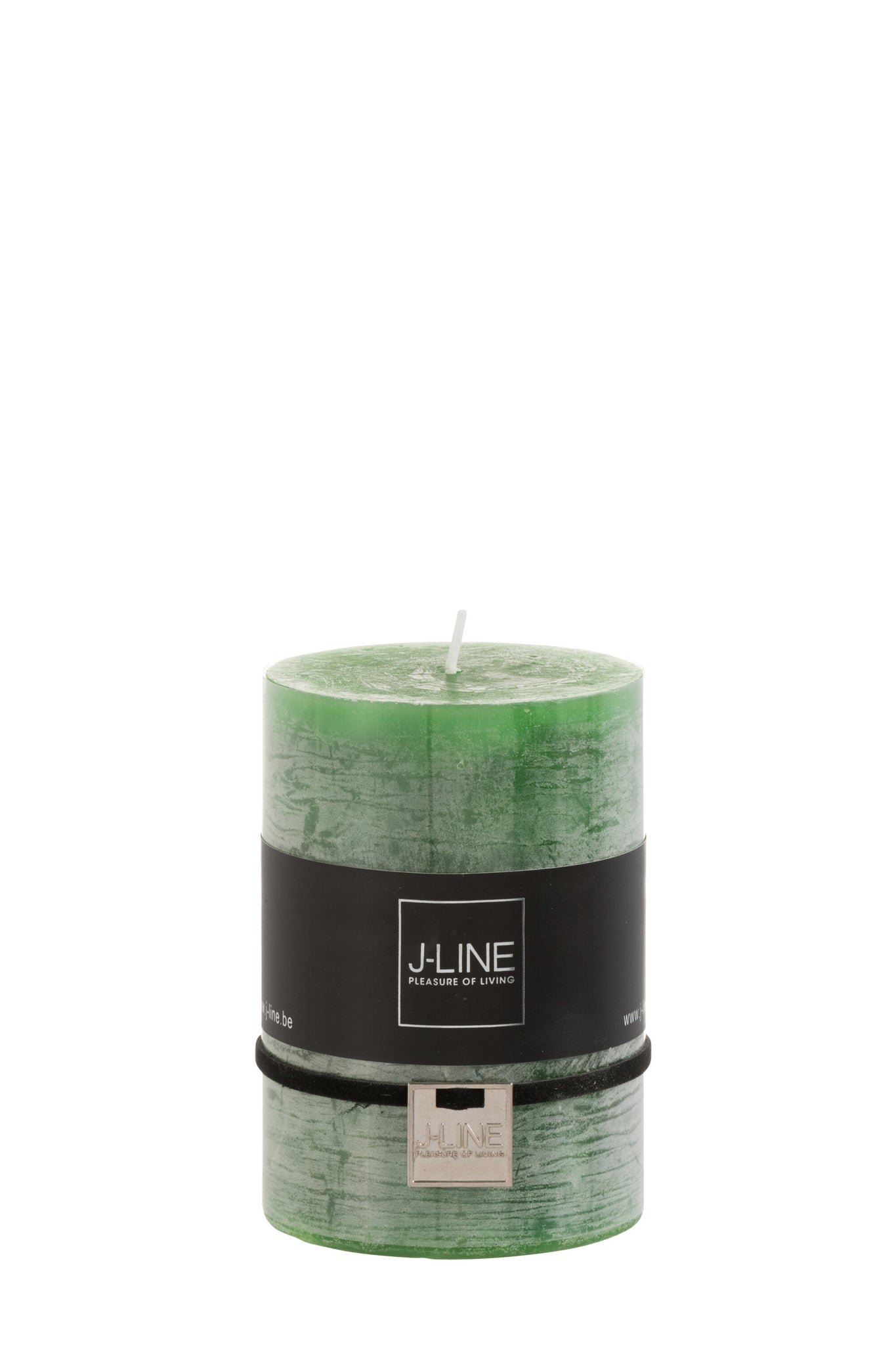 Cylinder Candle Light Green M 42H