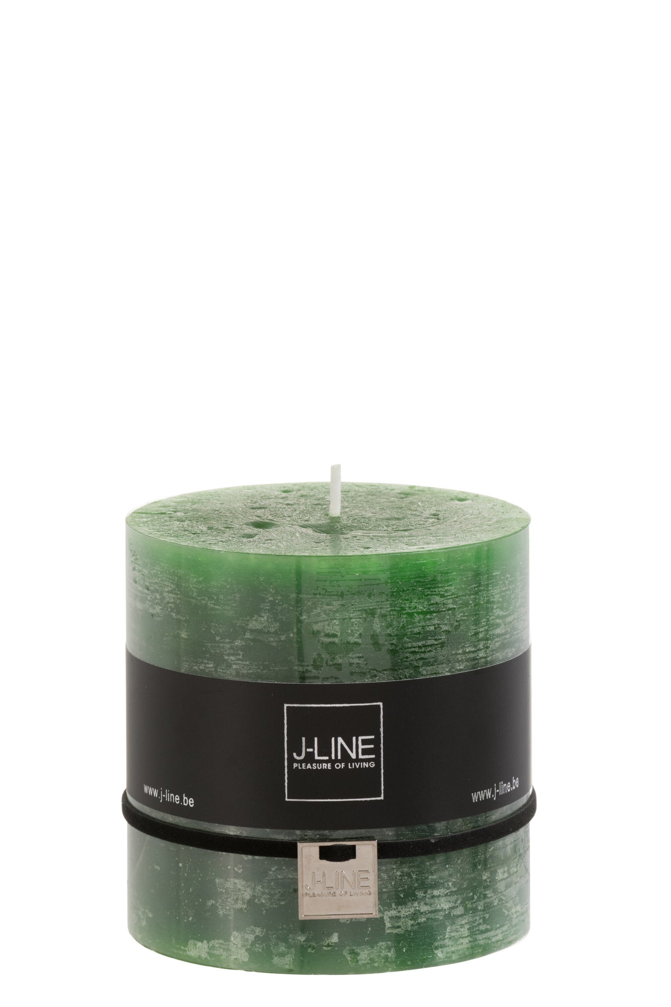 Cylinder Candle Light Green -75H