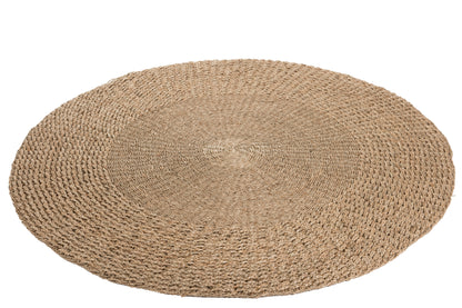 Carpet Round Braided Seagrass Natural