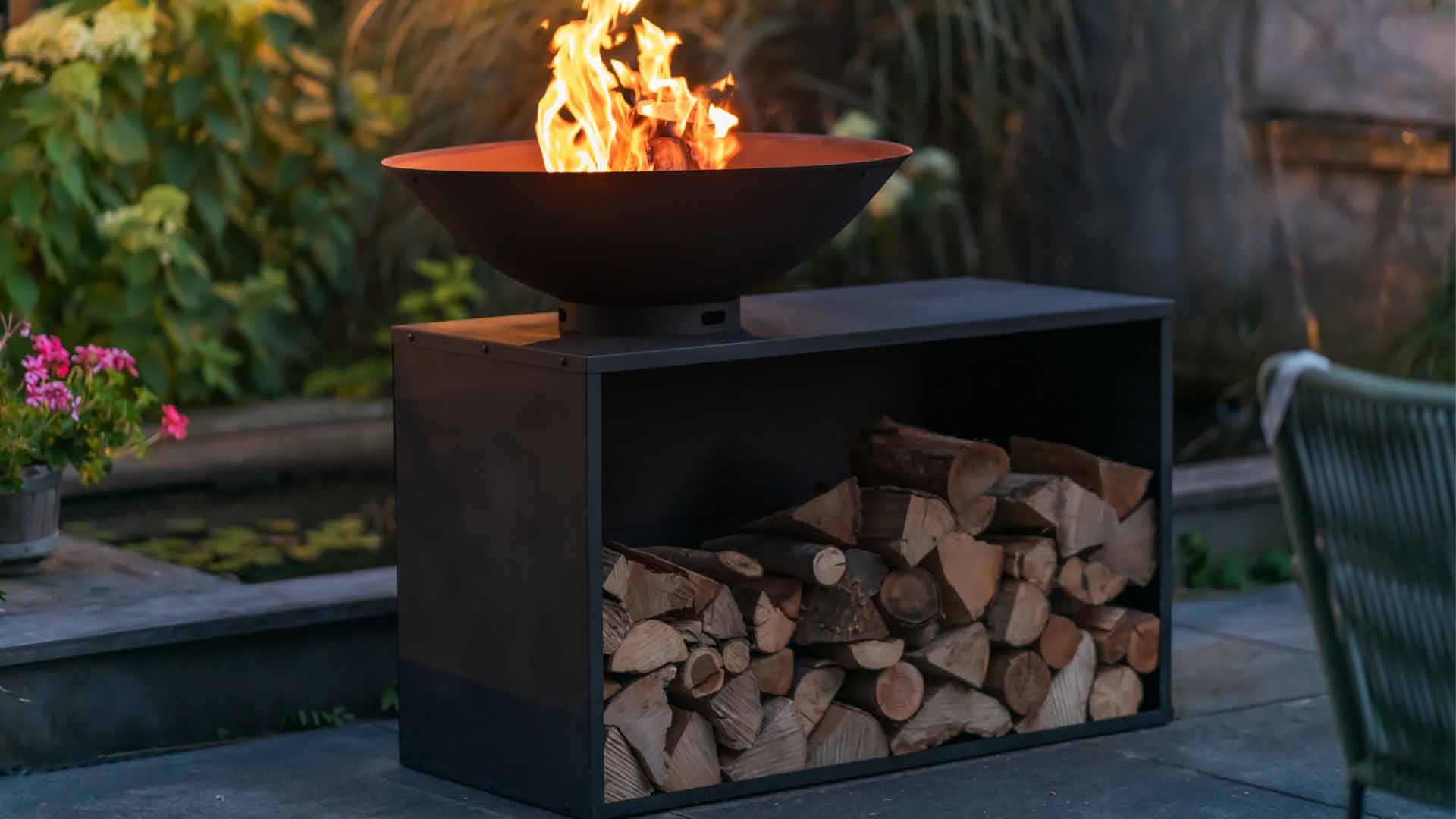 ONYX BBQ Tisch 80 cm Schwarz