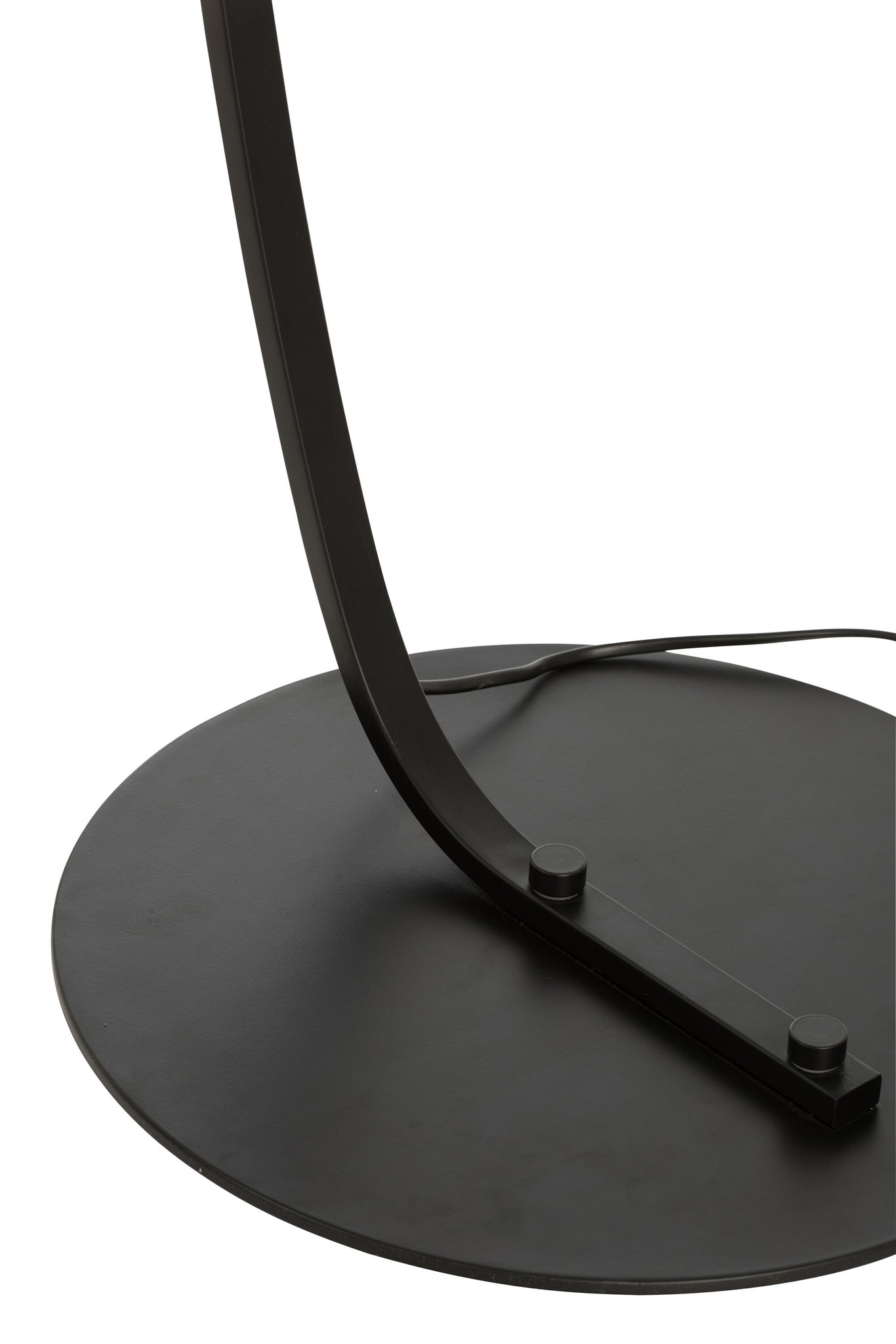 Stehlampe, Bogen, Metall, Schwarz