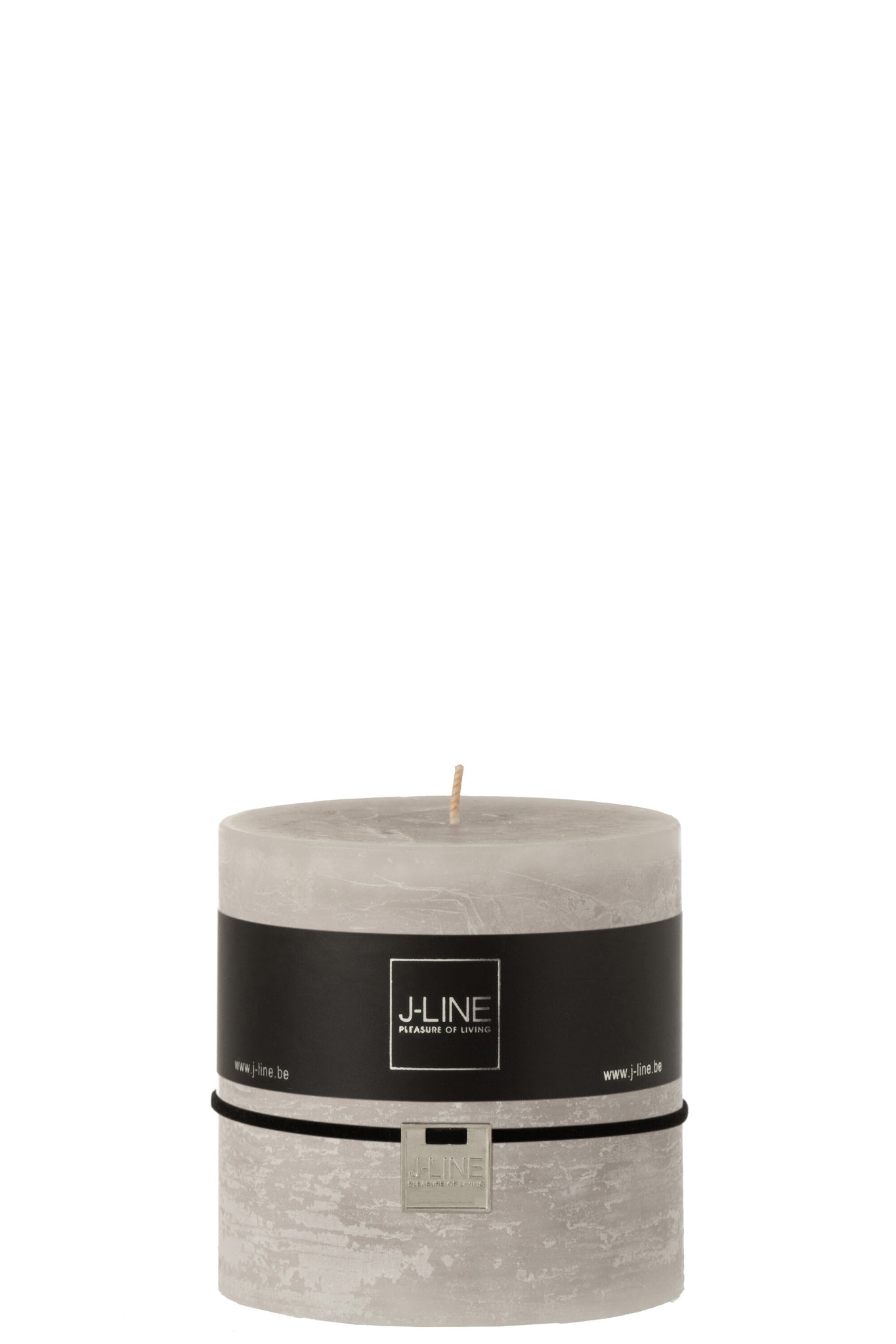 Cylinder Candle  Light Grey75h