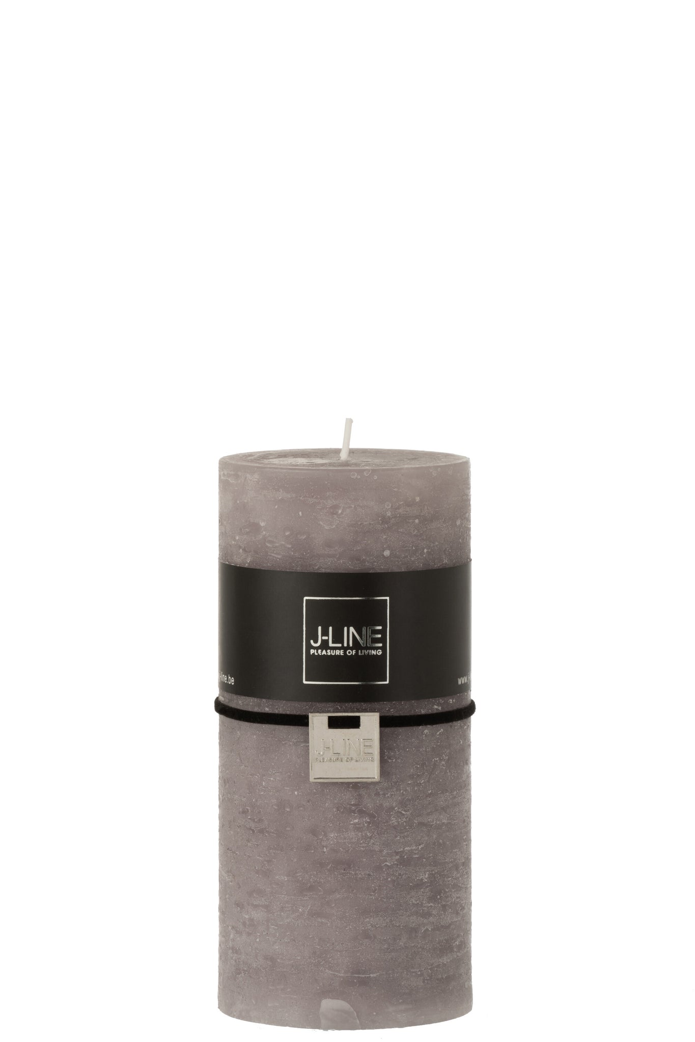 Cylinder Candle  Dark Grey L70h