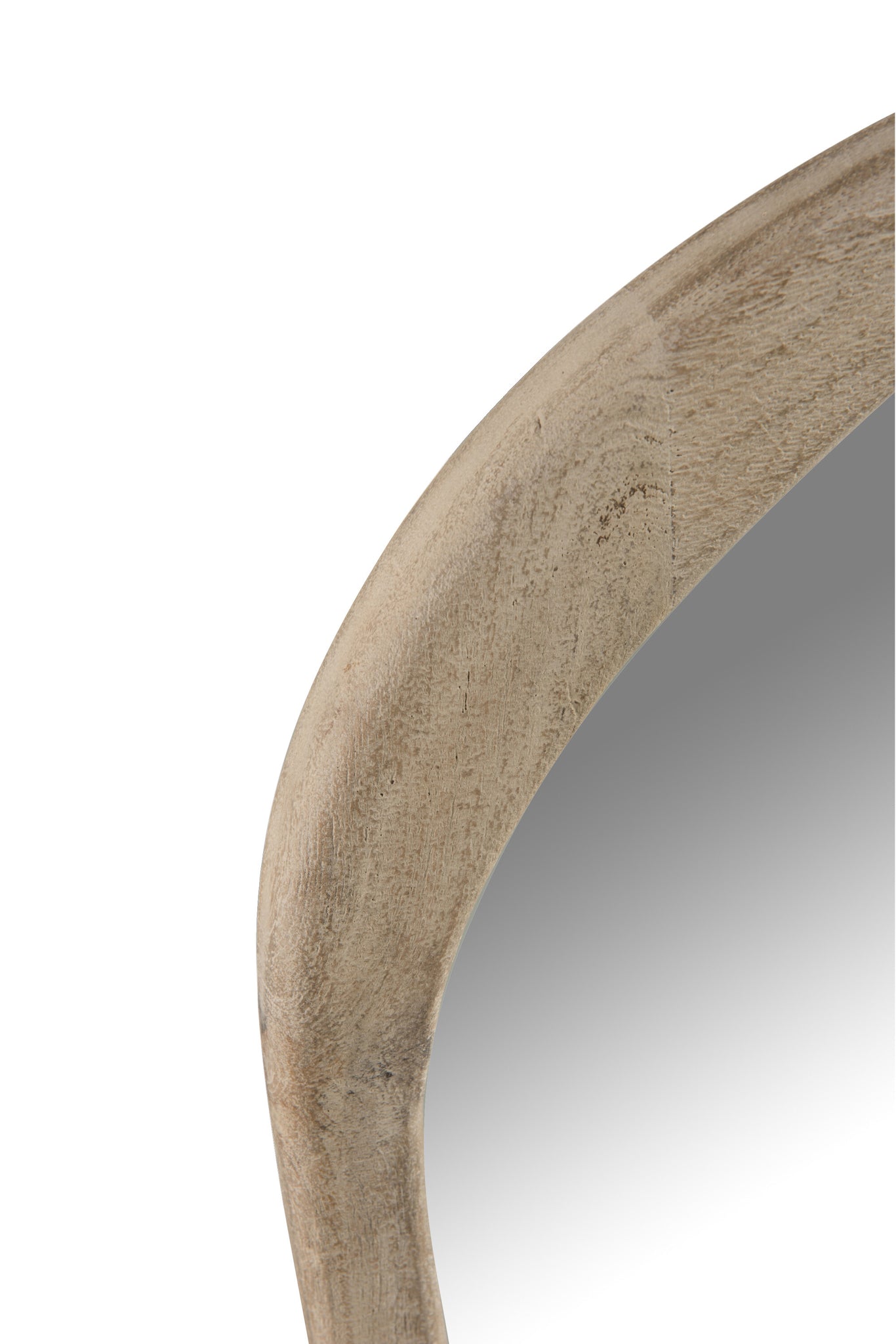 Mirror Irregular Mango Wood Large