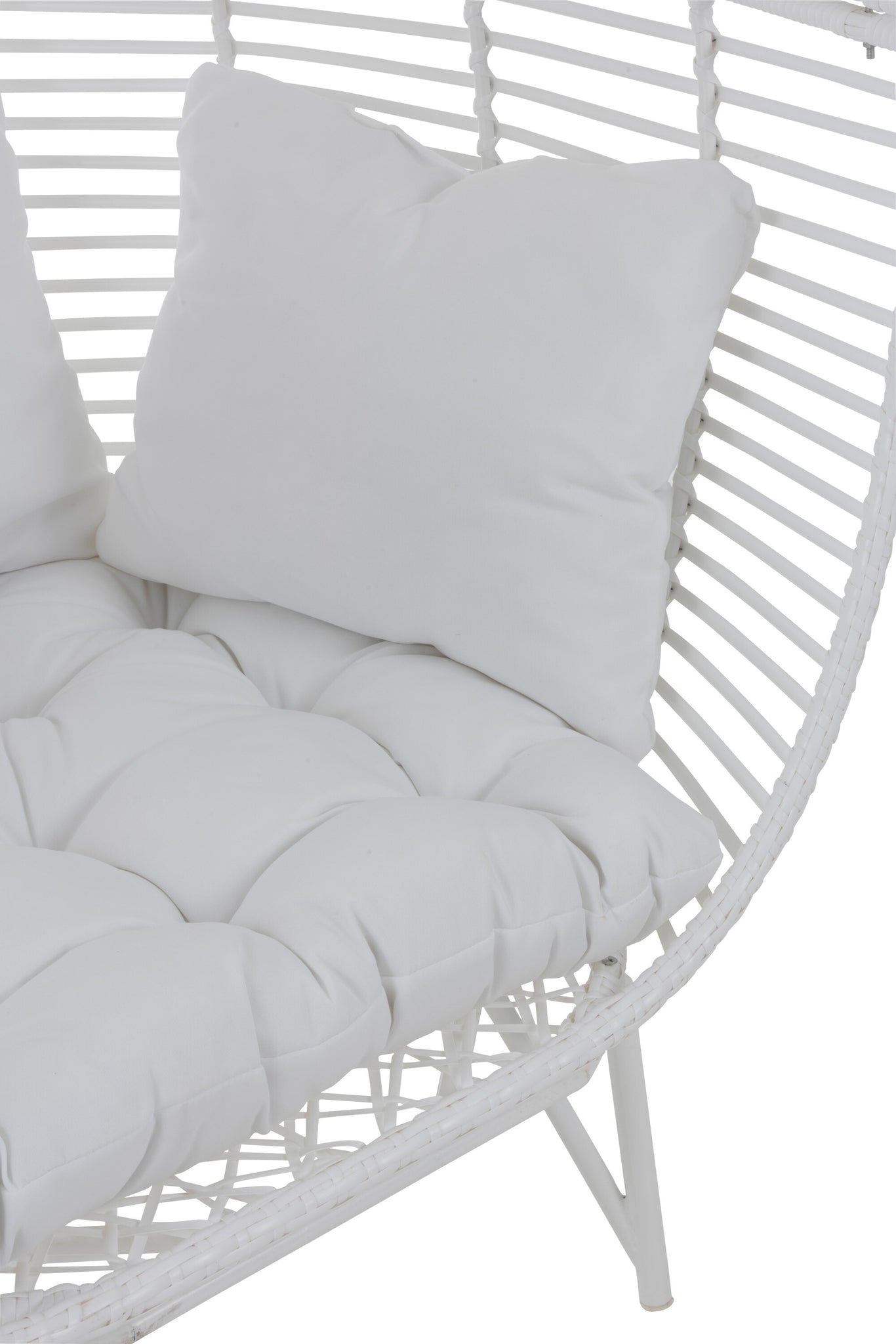 Lounge Chair Oval Steel White