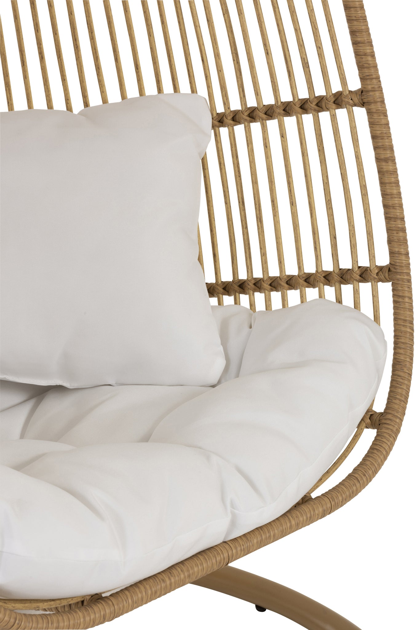 Hanging Chair Oval Steel Natural