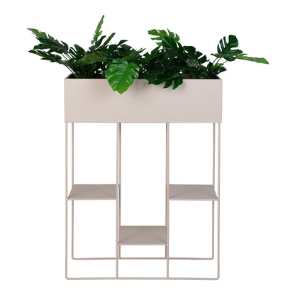 Rabo plantenbak – staal, zand, 25×60×80 cm