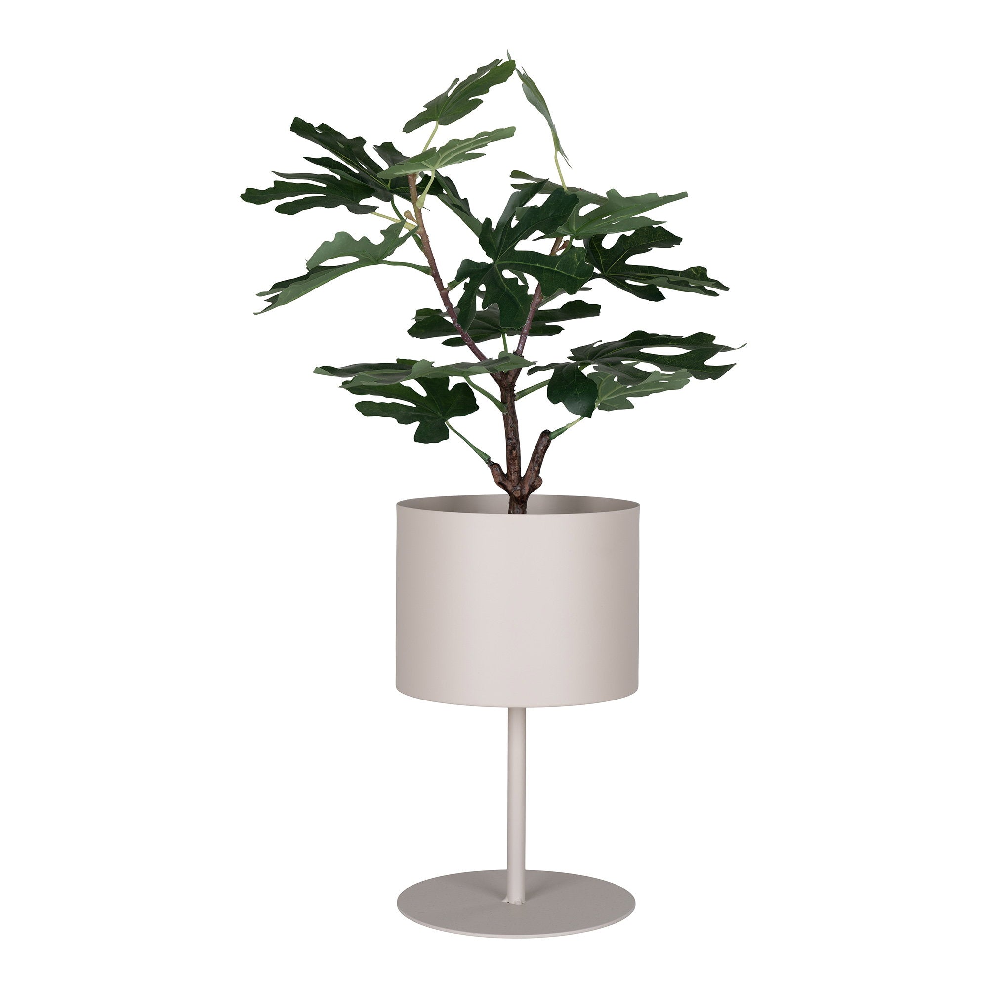 Trofa Flower Stand - Flower Stand, steel, sand ø21.5x36 cm