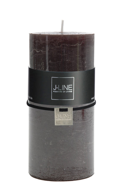 Cyl. Candle Brown/Black L -72H