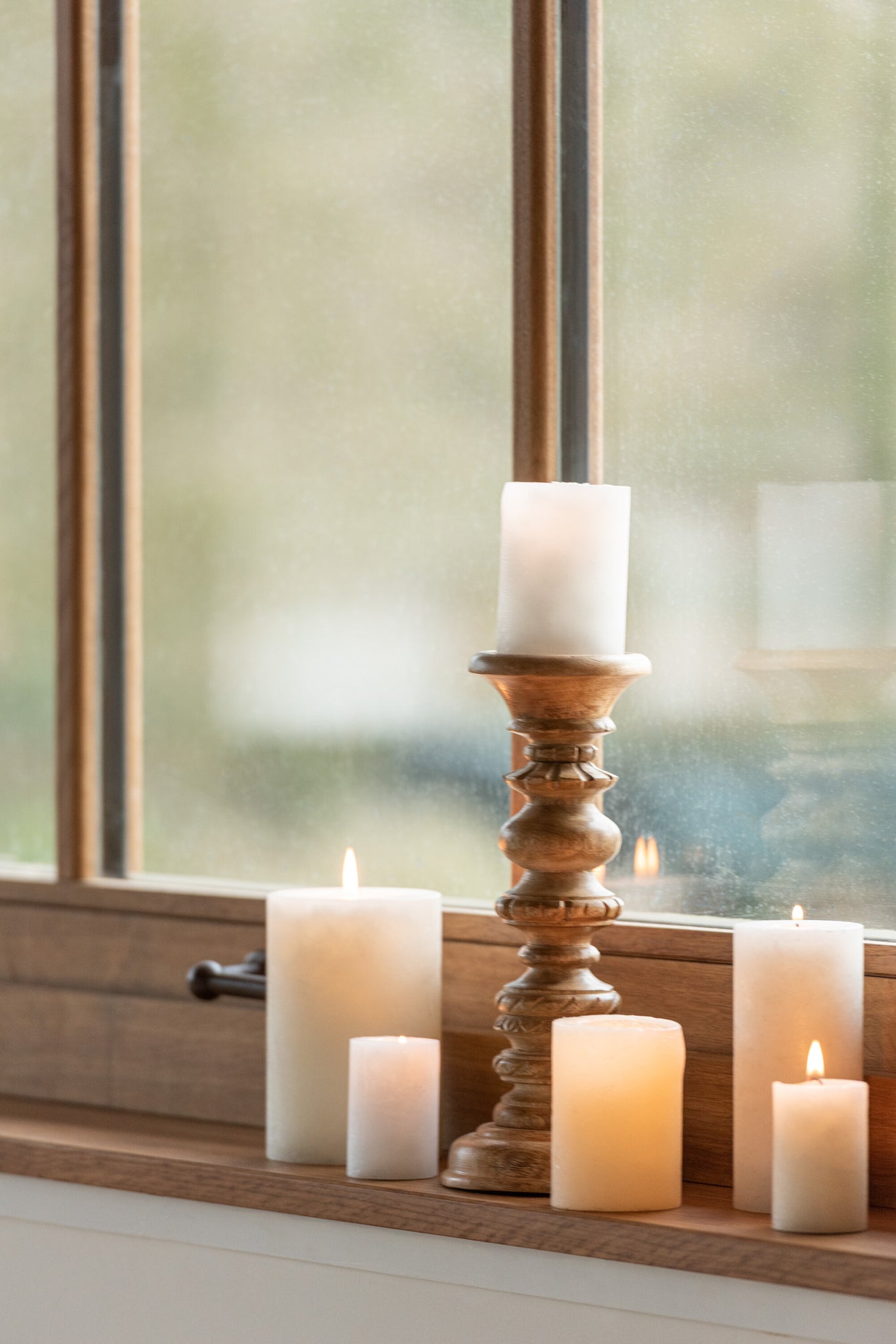 Cyl. Candle White S18h
