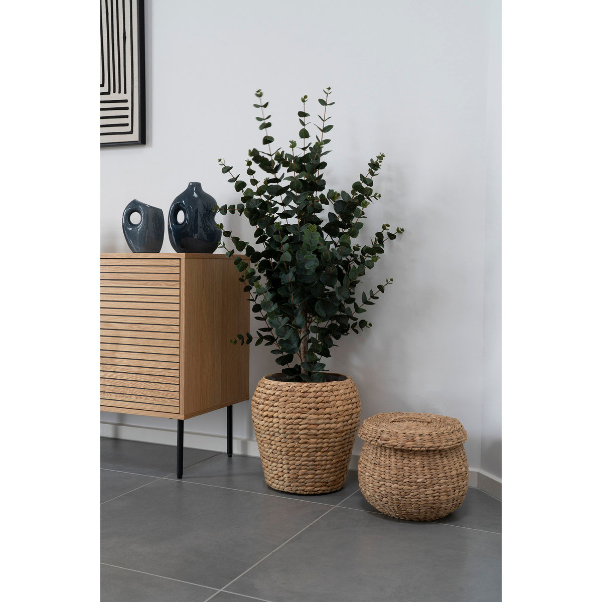 Kunstplant Eucalyptus – groen, 120 cm