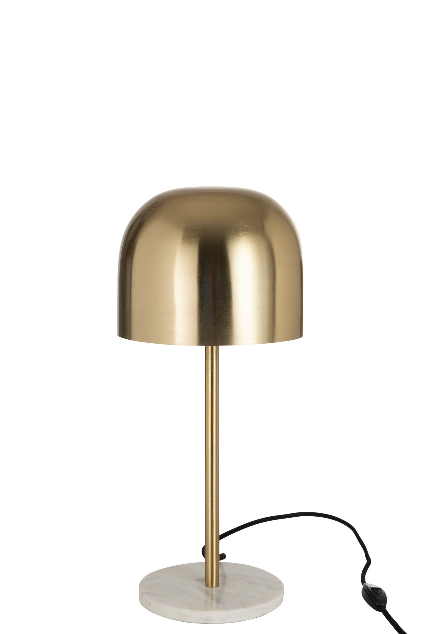 Tafellamp Queen – marmer/metaal, goud, 20,5x20,5x49 cm